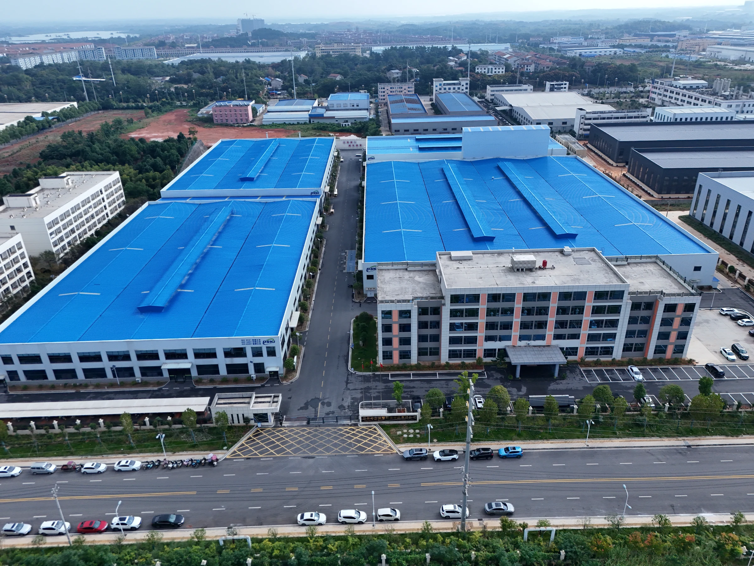 Hubei KAIJIE · factory buildings and the complete site