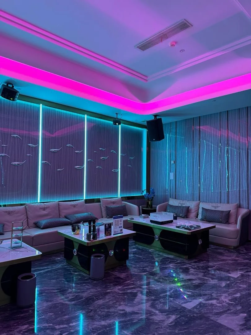 Colour and light in social entertainment