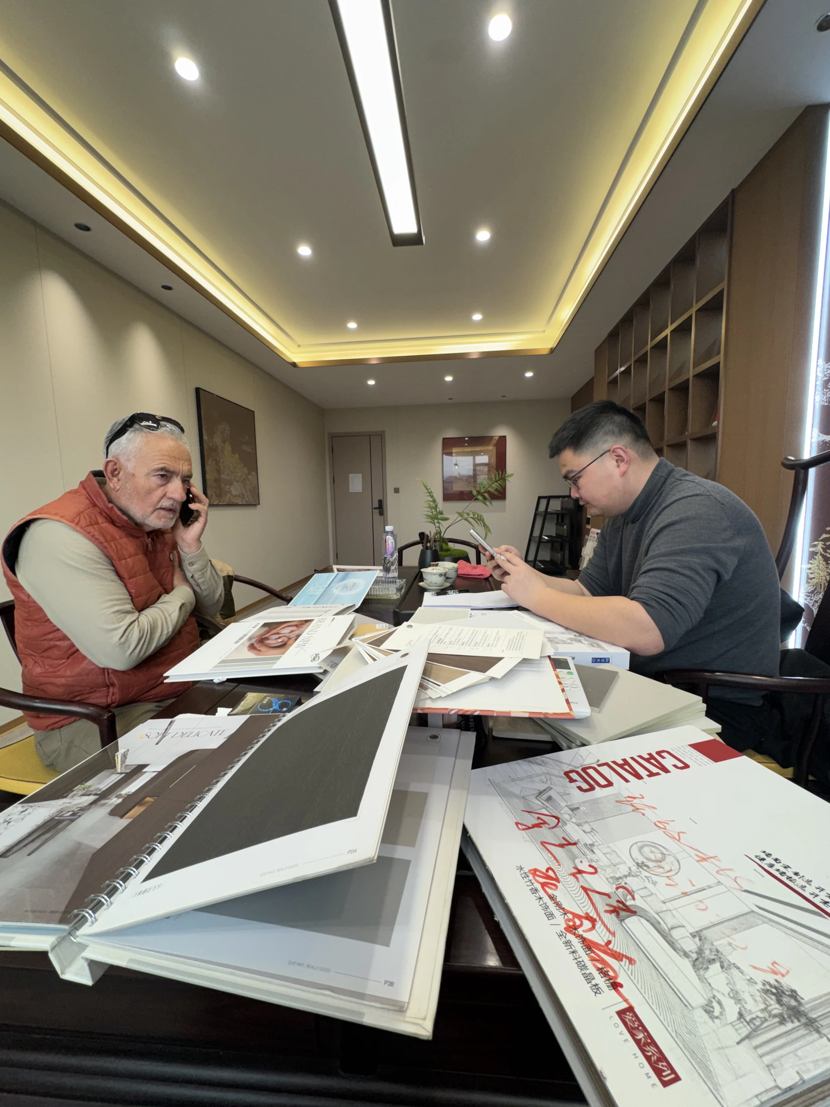Partner sample and surface discussion