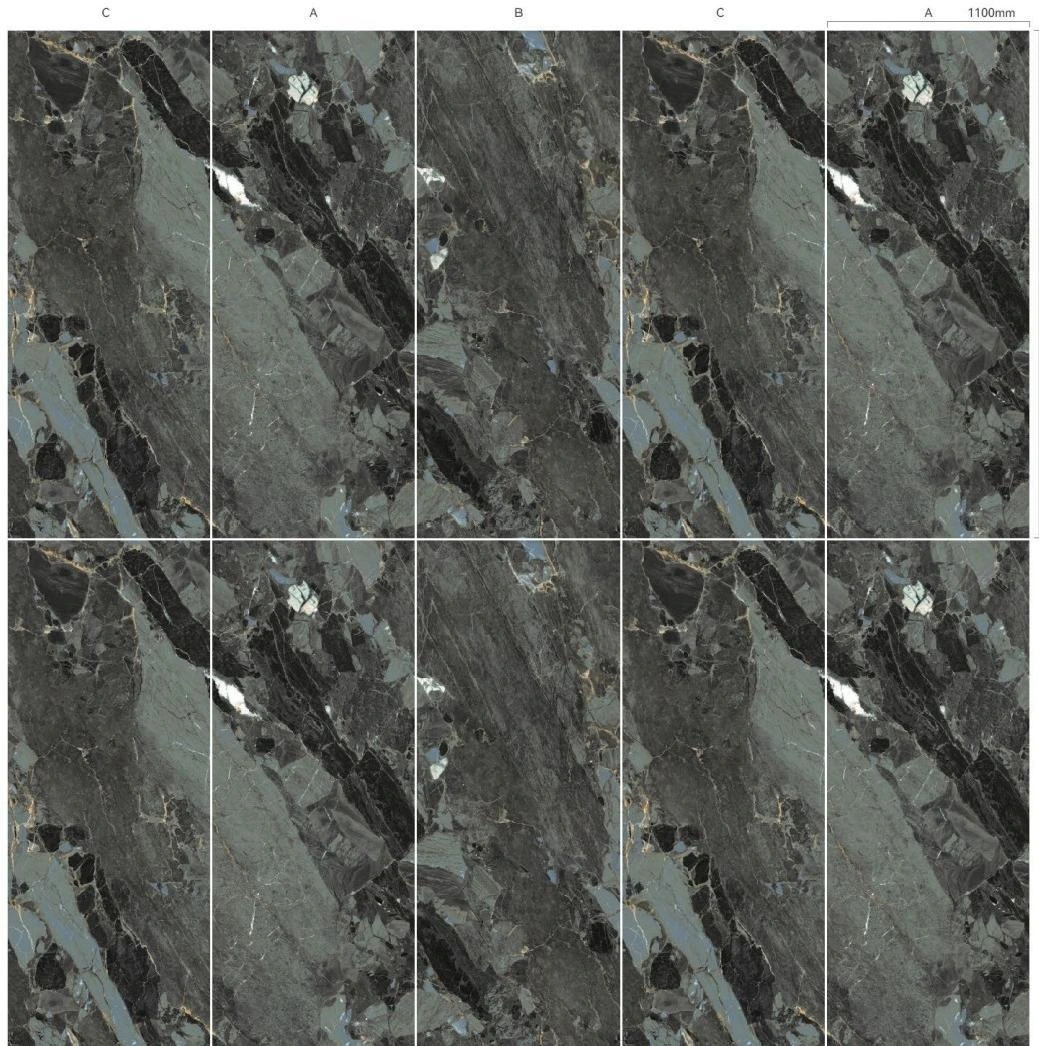 NP24035 · four-way pattern layout