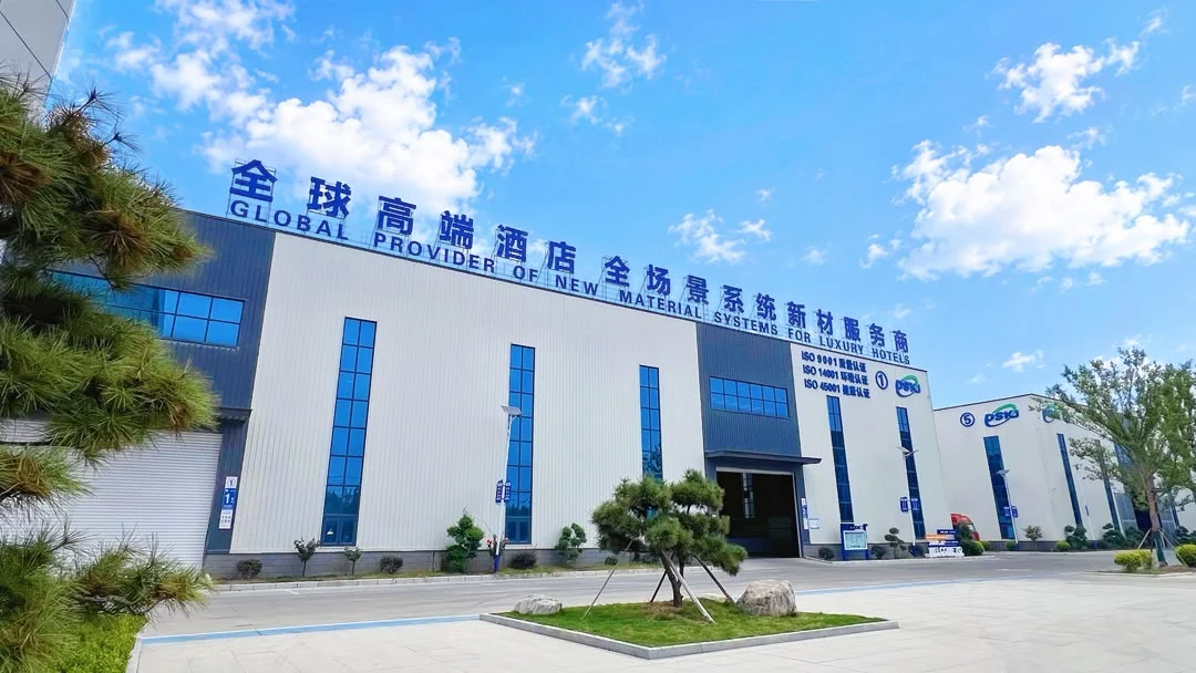 Shandong factory buildings and forecourt