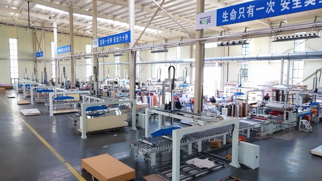 Shandong workshop: panel-handling and roller equipment