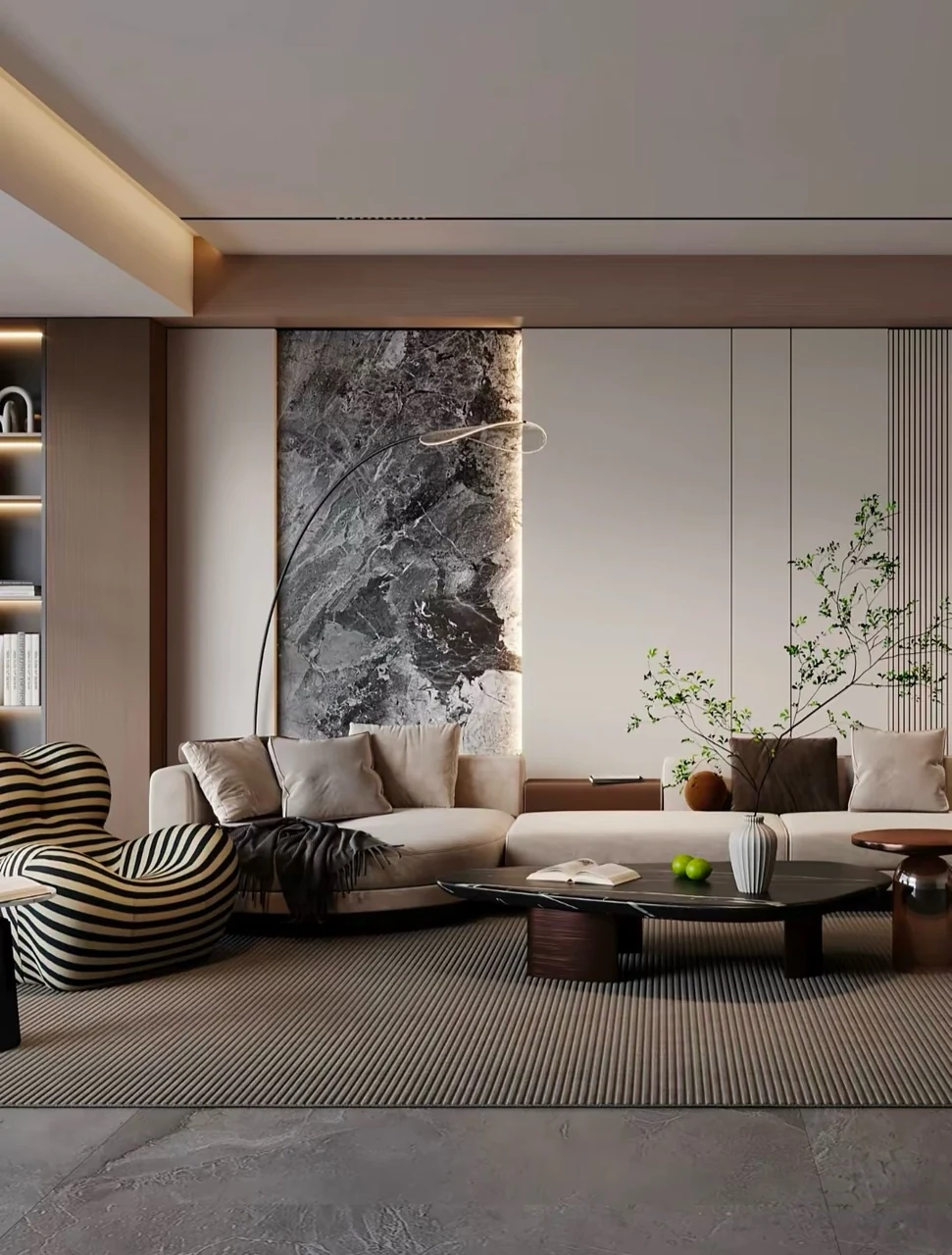A complete living-room palette
