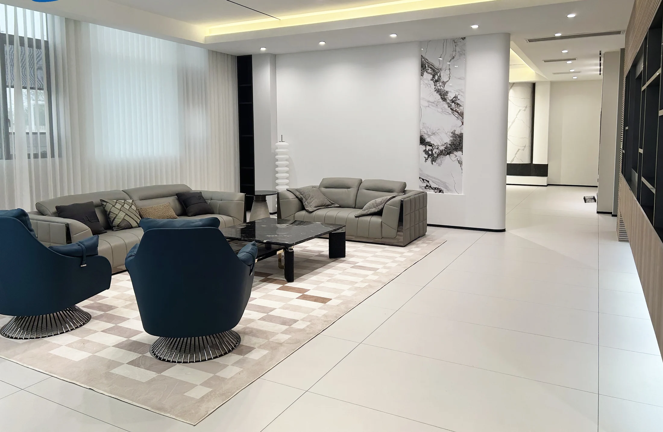 The living showroom.