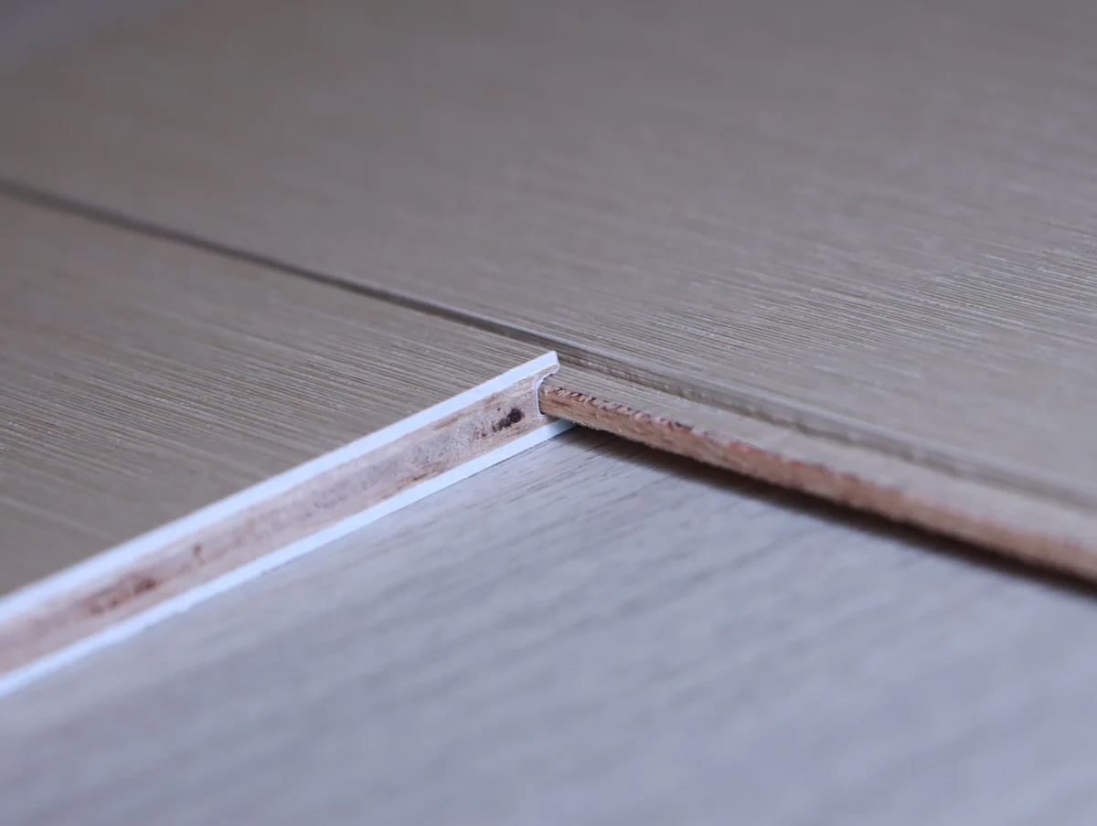 Recessed edge, shown apart