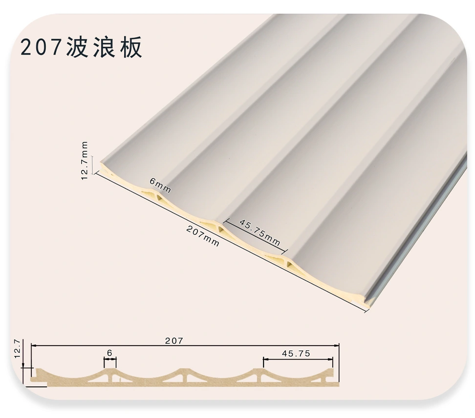 207 wave panel · 207 × 12.7 mm